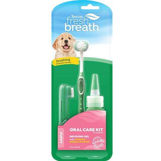 TropiClean Oral Care Kit para Cachorros,hi-res