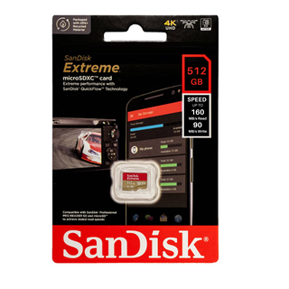 Memoria Micro Sd Sandisk 512 Gb Extreme A2 4K Faster Loading,hi-res