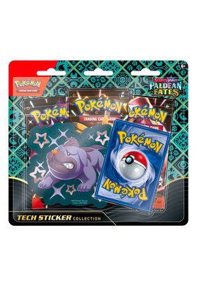 Pokémon Paldean Fates Tech Sticker Box Maschiff Español,hi-res