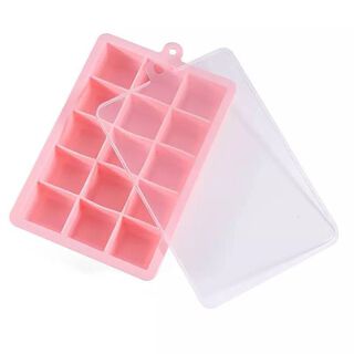 Bandeja Cubetera Silicona Con tapa Flexible Cubos de Hielo,hi-res
