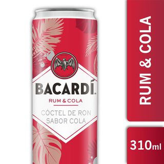 Cocktail Bacardi Rum & Cola 6 Latas de 310 cc,hi-res