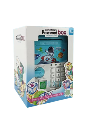Alcancía Automática Caja Fuerte Para Niños Portátil Password,hi-res