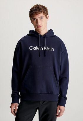 Polerón con Gorro Comfort  Azul Calvin Klein,hi-res