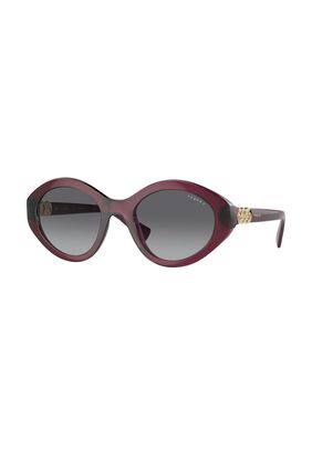 Lentes de Sol Rojo Transparente Polarizados Vogue Eyewear,hi-res