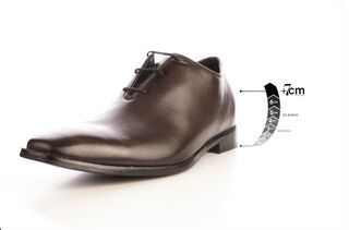 Zapato Hombre Lawrence Café Max Denegri +7cms ,hi-res