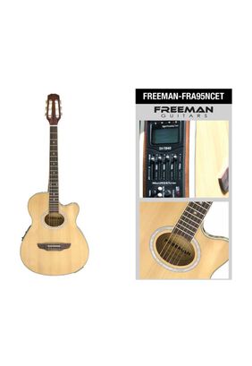 Guitarra electroacústica Freeman FRA95NCET nylon natural,hi-res