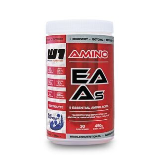 Aminoácidos Esenciales EAAs Blue Raspberry 450 g,hi-res