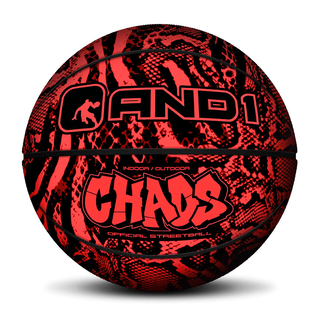 Balón And1 Chaos Animal Print Basketball Rojo,hi-res
