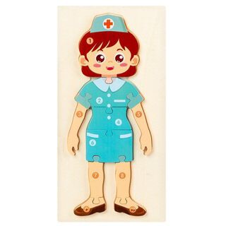 Puzzle Rompecabezas Infantiles Enfermera,hi-res