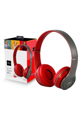 Audífonos Over Ear Smart Bass Bluetooth Mlab Rojo,hi-res