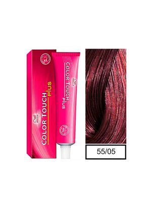WELLA - Tintura semipermanente Color Touch Plus  55/05 Castaño Claro Intenso natural caoba 60 ml + Peróxido en crema de 1,9%,hi-res