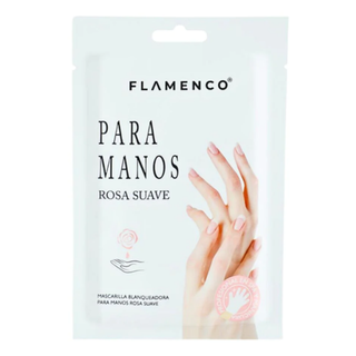 Pack 10 Mascarillas Blanqueadoras para Manos Rosas Flamenco 40ml,hi-res