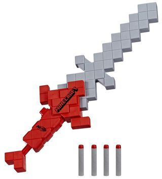 Espada Nerf Minecraft Lanzadardos De Espuma,hi-res