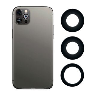 Vidrios de Camaras Trasera Para Iphone 12 Pro + Adhesivo,hi-res
