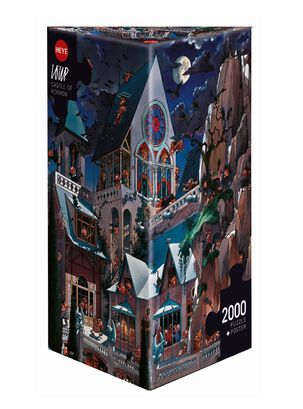 Heye Puzzle 2000 piezas Castle of Horror Genial (06626127),hi-res