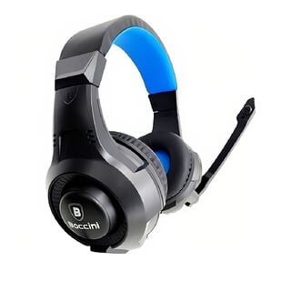 Audifono Ps4 Con Luz  Gamer Con Microfono Plegable Azul,hi-res