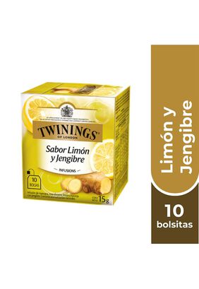 Twinings Té Limón y Jengibre x 10 Bolsitas,hi-res