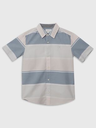 Camisa Niño Horizontal Stripe Multicolor Calvin Klein,hi-res