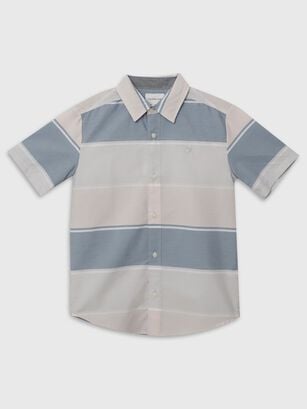 Camisa Niño Horizontal Stripe Multicolor Calvin Klein,hi-res