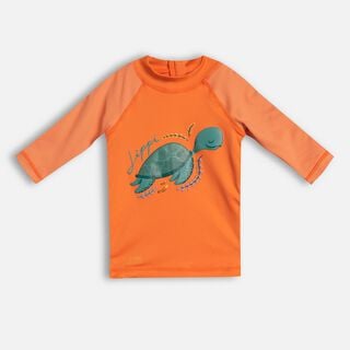 Polera Baby Boy Sun Pro 34 Sleeve UV-Stop T-Shirt Mandarina Lippi,hi-res