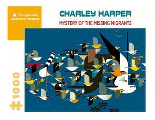 Rompecabeza Charley Harper: Mystery Of The Missing Migrants - 1000 Piezas,hi-res