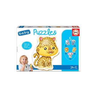Puzzle baby 2 A 4 Piezas Animales Salvajes - PS,hi-res