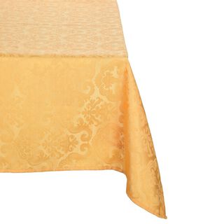 Mantel Rectangular Flor De Lis Amarillo 140cm x 220cm,hi-res