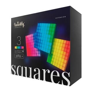 Kit Extensión -Twinkly Squares - 3 Paneles De Pared Led Wifi,hi-res