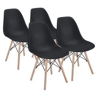 Set 4 sillas Eames negro / Pandalino spa,hi-res