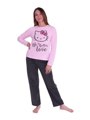 Pijama Mujer Micro Polar Hello Kitty S1021271-05,hi-res