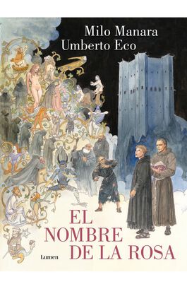 Novela Gráfica El nombre de la rosa (Tomo 1) Umberto Eco Milo Manara Lumen,hi-res