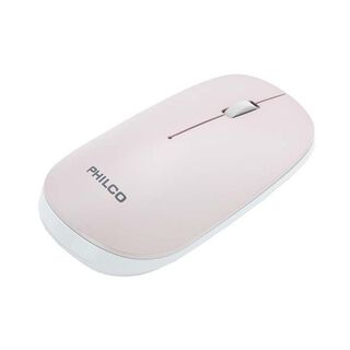 Mouse Inalambrico USB 3 Botones 1600 DPI Rosado Philco Pro,hi-res