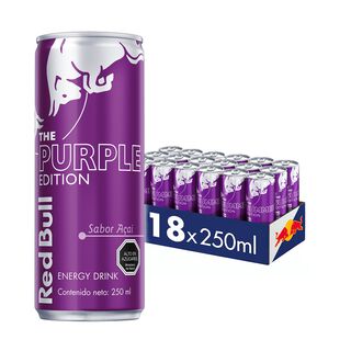 Red Bull Bebida Energética Pack 18 Latas Acaí 250Ml,hi-res