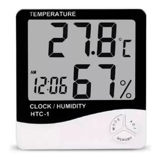 Reloj Termometro Digital - Temperatura - Humedad,hi-res