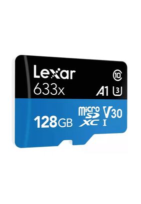 Tarjeta Lexar High-Performance microSDXD UHS-I 128GB,hi-res