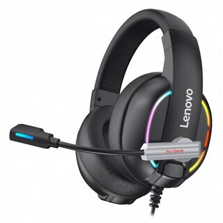 Audífonos Gamer Lenovo Head Hu75 Over-Ear con Sonido Envolvente,hi-res