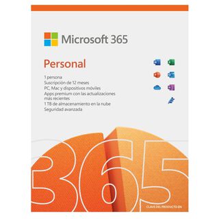 Microsoft Office 365 Personal 1 Persona Suscripción 12 Meses,hi-res