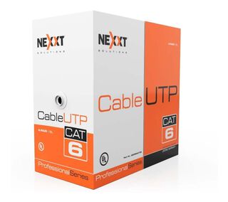 Bobina De Cable Red Cat6 Certificado Nexxt Azul Ab356nxt02,hi-res