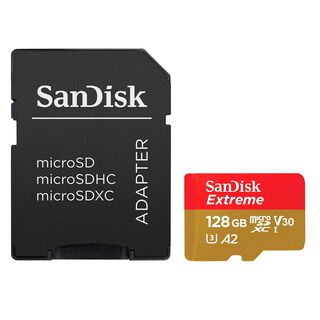 Tarjeta de memoria SanDisk Extreme Micro SDXC 128GB Clase 10 U3,hi-res