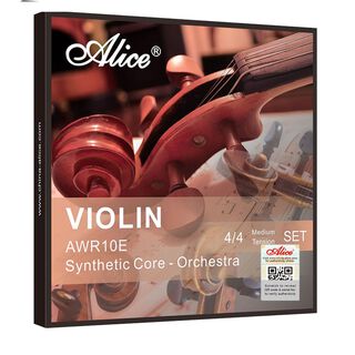 Set De Cuerdas Para Violín Alice Synthetic Core- Orchesta,hi-res