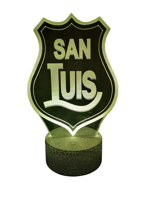 Lámpara ilusión 3D San Luis De Quillota 7 colores led,hi-res
