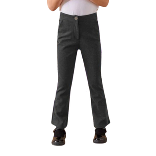 Pantalón Escolar Elasticado Gris - Tallas 38 a 50,hi-res