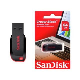 Pendrive 64GB USB 2.0 Sandisk Cruzer Blade,hi-res