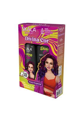 Kit Shampoo Acondicionador Divina Cor Skala 325ml c/u,hi-res
