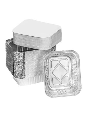 Envase de Aluminio C10 Con Tapa Termolaminada x40 Unds,hi-res