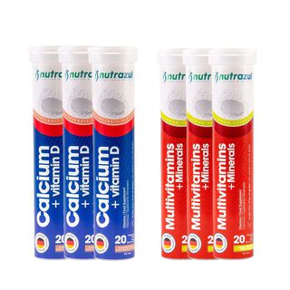Calcio 500 mg -Vit D3 ( 3) + Multivitamínico ( 3) - Pack 6 Unidades. ,hi-res