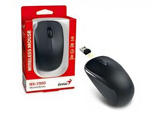  Mouse convencional inalambrico Genius negro,hi-res