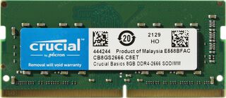 Memoria Ram DDR4 Crucial 8GB 2666MHz SODIMM,hi-res