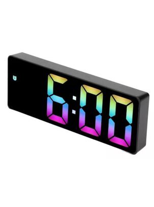 Reloj Despertador Multifuncional Led Espejo Ak84,hi-res