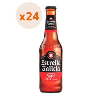 24X Cerveza Estrella Galicia Botellín 4,7° 330Cc,hi-res